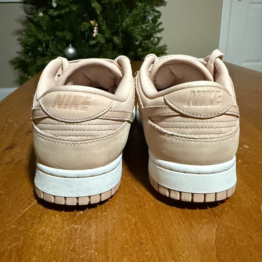 Women’s Nike Dunk Low PRM Pink Oxford Sneakers - Picture 3 of 10